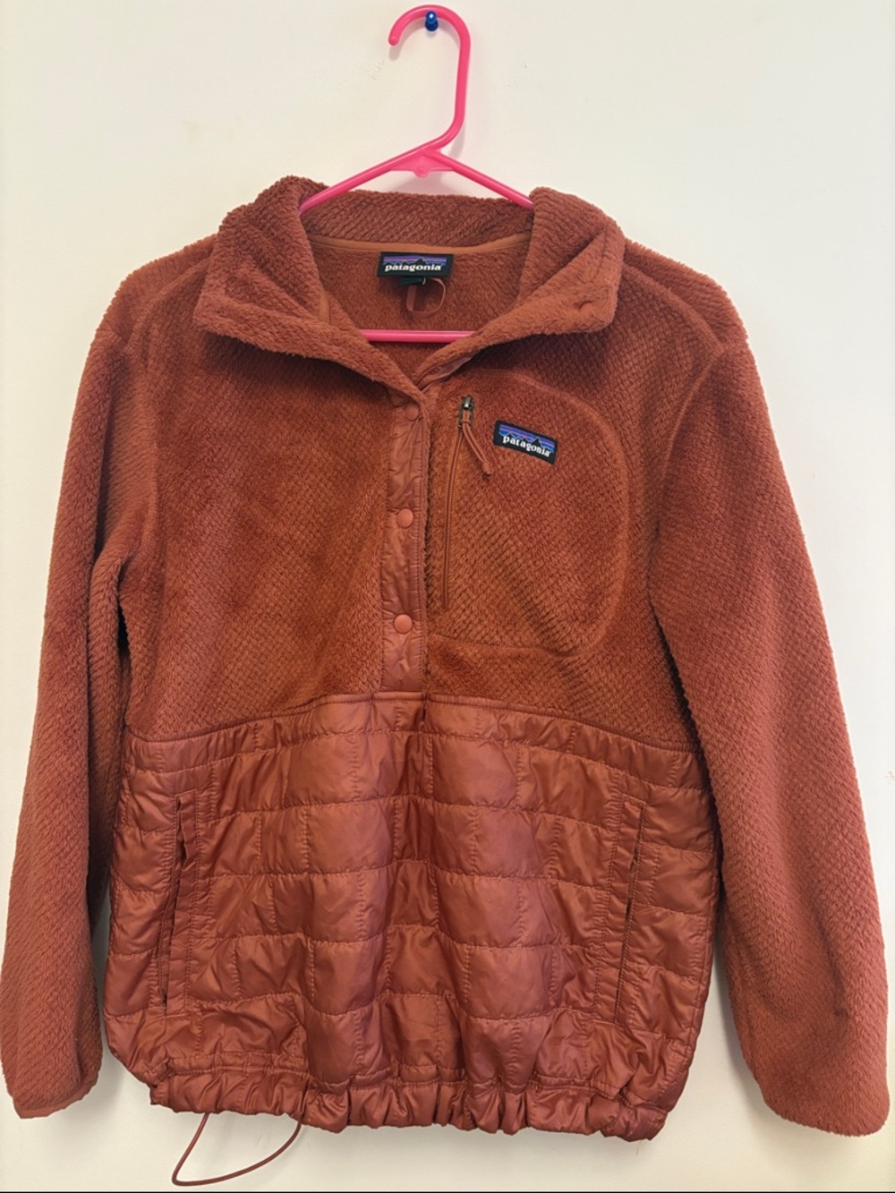 Patagonia Rust Puffy/Fleece Pullover